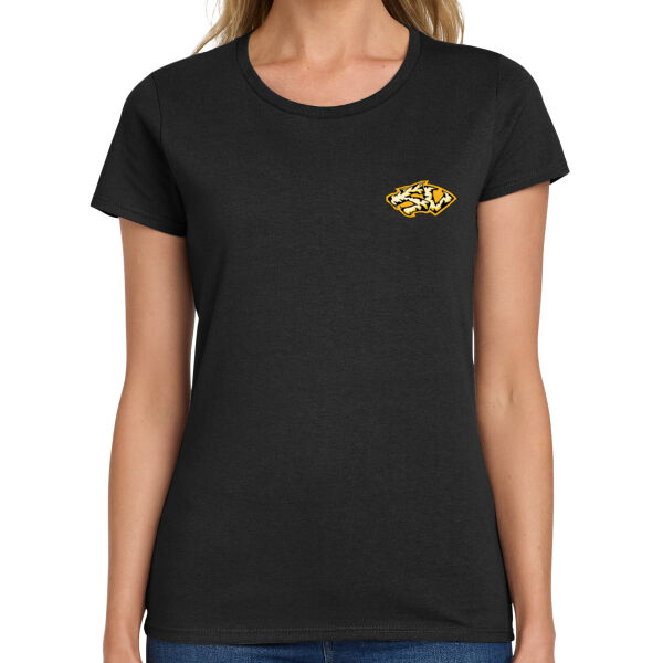South Valley Tigers Ladies Heavy Cotton 100% Cotton T Shirt. Thumbnail