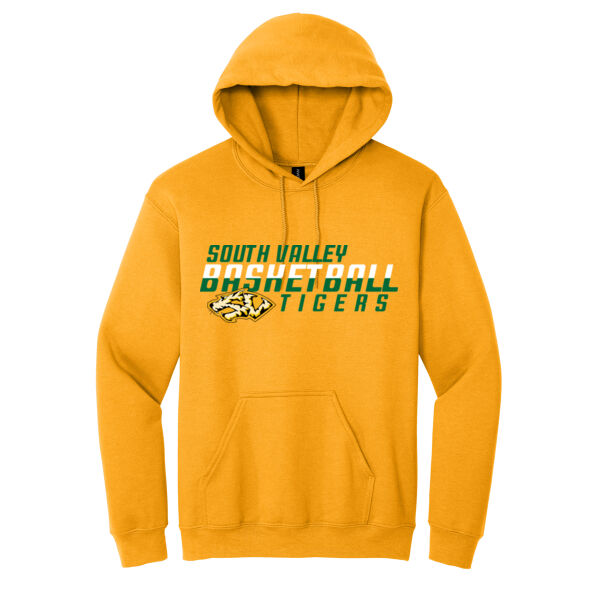 South Valley Basketball Tigers Heavy Blend Hooded Sweatshirt. Thumbnail