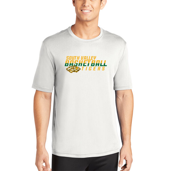 South Valley Basketball Tigers White PosiCharge Competitor Tee Thumbnail