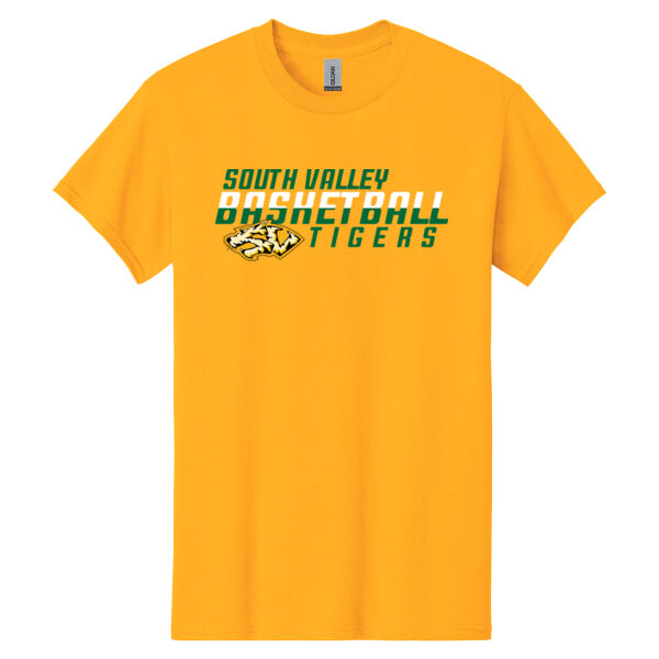 South Valley Basketball Tigers Heavy Cotton 100% Cotton T Shirt. Thumbnail