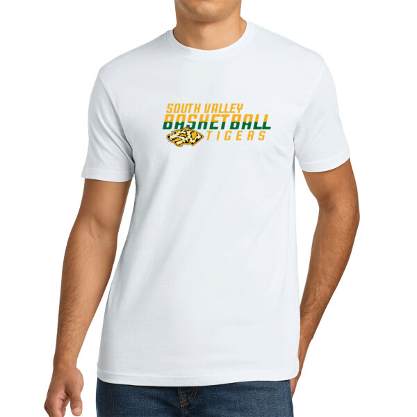 South Valley Basketball Tigers White Unisex Cotton Tee Thumbnail