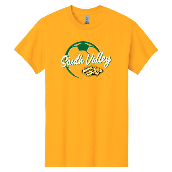 South Valley Soccer Tigers Heavy Cotton 100% Cotton T Shirt. Thumbnail