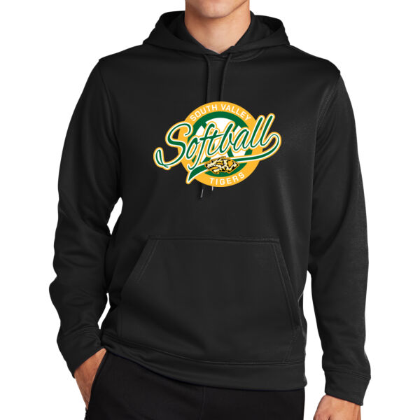 South Valley Softball Tigers Sport Wick Fleece Hooded Pullover Thumbnail