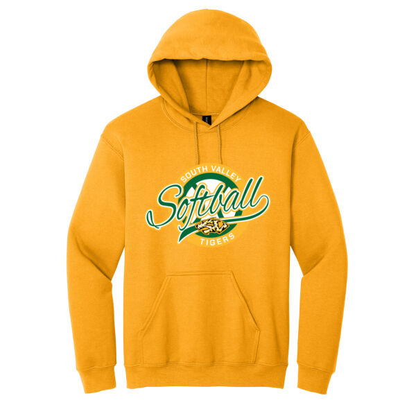 South Valley Softball Tigers Heavy Blend Hooded Sweatshirt. Thumbnail