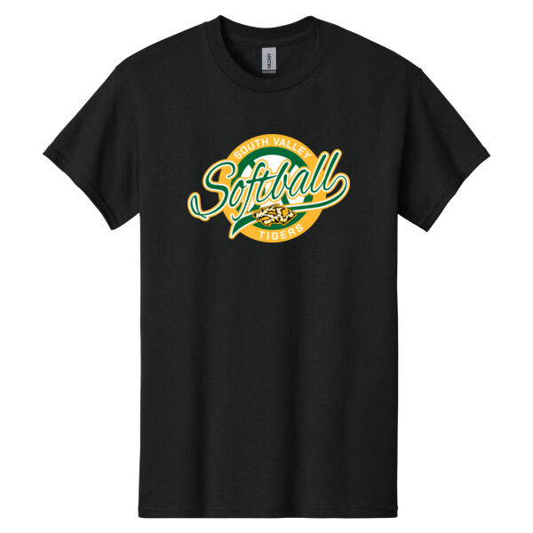 South Valley Softball Tigers Heavy Cotton 100% Cotton T Shirt Thumbnail
