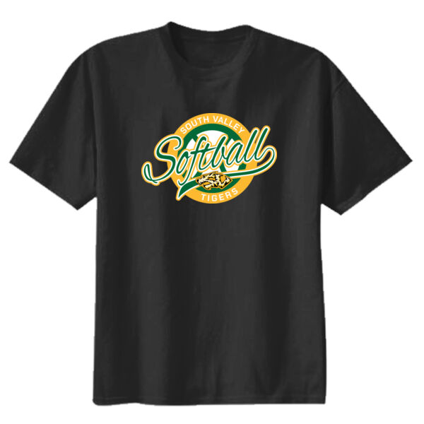 South Valley Softball Tigers Youth Heavy Cotton 100% Cotton T Shirt Thumbnail
