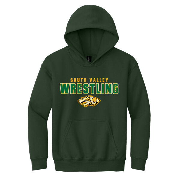 South Valley Wrestling Tigers Youth Heavy Blend Hooded Sweatshirt Thumbnail