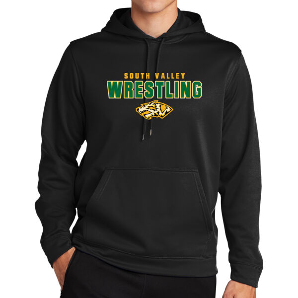 South Valley Wrestling Tigers Sport Wick Fleece Hooded Pullover Thumbnail