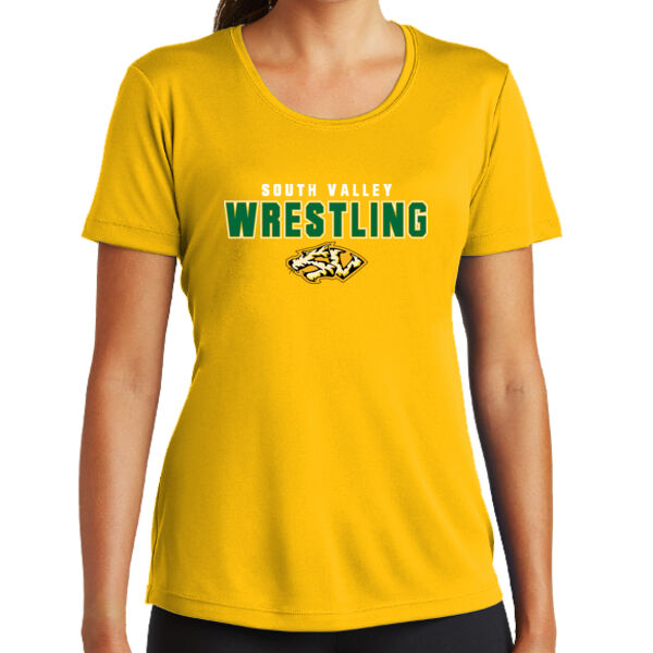 South Valley Wrestling Tigers Ladies PosiCharge Competitor Tee. Thumbnail