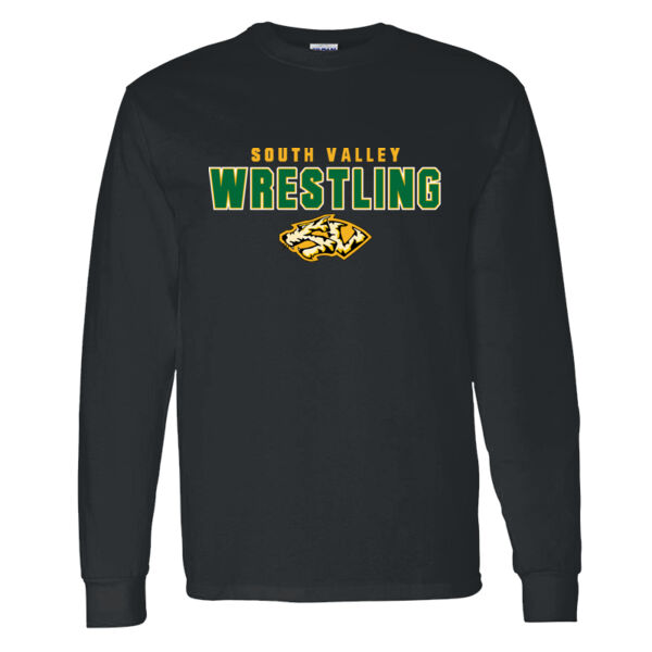 South Valley Wrestling Tigers Heavy Cotton 100% Cotton Long Sleeve T Shirt Thumbnail