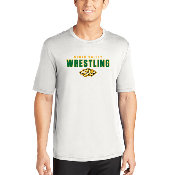South Valley Wrestling Tigers White PosiCharge Competitor Tee Thumbnail