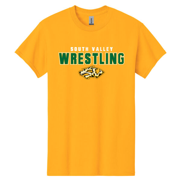 South Valley Wrestling Tigers Heavy Cotton 100% Cotton T Shirt. Thumbnail
