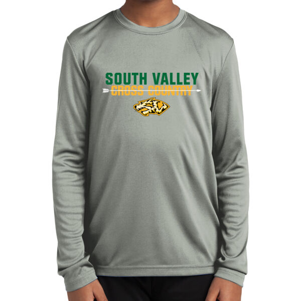 South Valley Cross Country Tigers Youth Long Sleeve PosiCharge Competitor Te Thumbnail