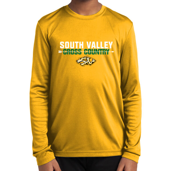 South Valley Cross Country Tigers Youth Long Sleeve PosiCharge Competitor Tee Thumbnail