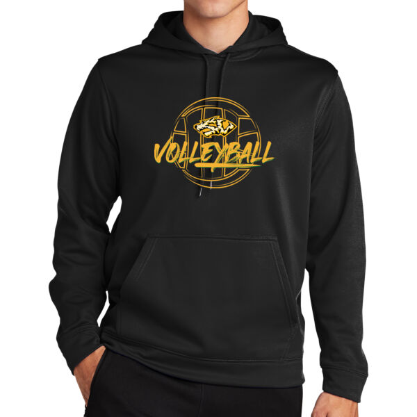 South Valley Volleyball Tigers Sport Wick Fleece Hooded Pullover Thumbnail