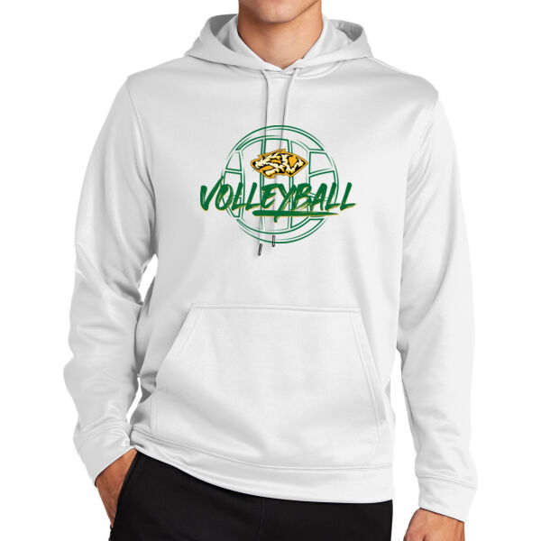 South Valley Volleyball Tigers Sport Wick Fleece Hooded Pullover 2 Thumbnail
