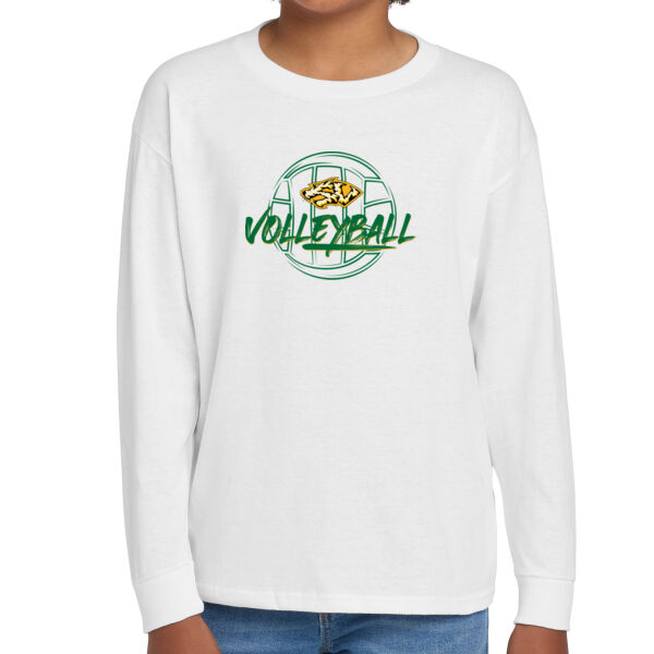 South Valley Volleyball Tigers Youth Heavy Cotton 100% Cotton Long Sleeve T Shirt Thumbnail