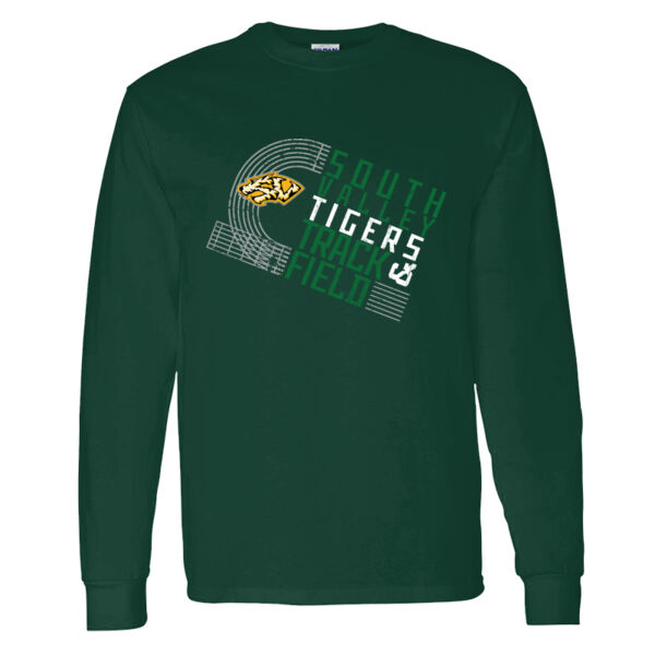 South Valley Track & Field Heavy Cotton 100% Cotton Long Sleeve T Shirt Thumbnail