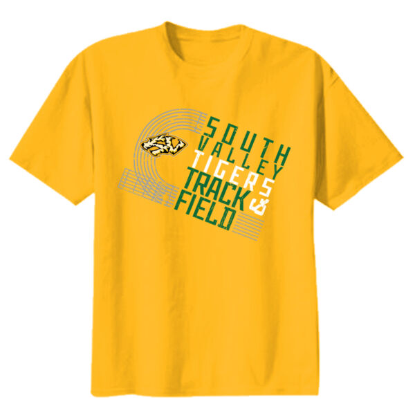 South Valley Track & Field Youth Heavy Cotton 100% Cotton T Shirt 2 Thumbnail